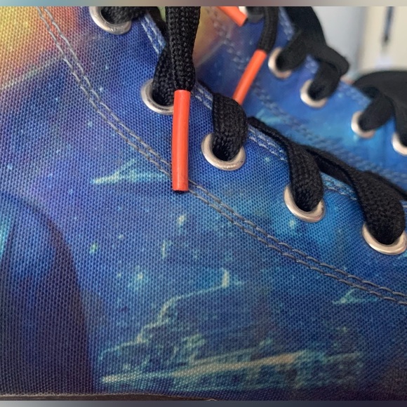 Star Wars Skechers Kid’s Darth Vader Jagged Starfleet high tops sneakers - Picture 5 of 8